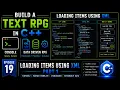 Build a Text RPG in C Episode 19 - Loading Items with XML Part 1