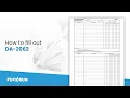 How to Fill Out DA-2062 or Hand Number Online PDFRun