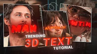 Master 3D Text in Node Full Tutorial Free Preset