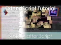 After Effects Scripting Tutorial Basic Shatter Script