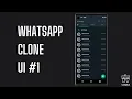 WhatsApp Clone Flutter UI Design - Flutter Tutorial