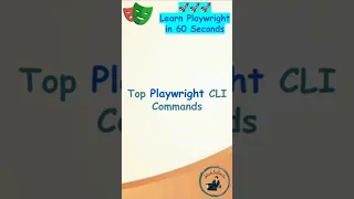 Top Playwright CLI Commands You Must Know Playwright Tutorial