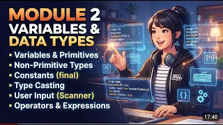 Java Module 2 Complete Variables Data Types Type Casting Scanner Operators