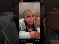 Chrisean Rock Instagram Story about Blueface 08-09-22