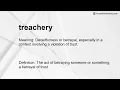 treachery Meaning