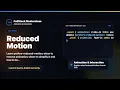 Reduced Motion Explained FullStack Masterclass CSS Course