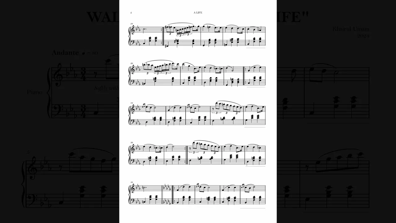 Hyrulll - Waltz in C Minor "A LIFE" (Virtual Instrument Sound)