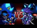 Metal Sonic vs Mecha Sonic - the universe battle