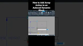 How to Add Array Action to an Autocad Dynamic Block