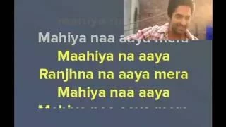 pani da rang vicky donor karaoke with lyrics and video 