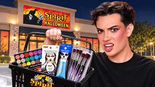 Full Face of Makeup From SPIRIT HALLOWEEN!