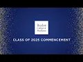 Baylor College of Medicine s 2025 Commencement Ceremony