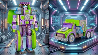 ¡Camión Robot Transformable de Cartón! 🚛🤖 Manualidades Fáciles y Divertidas