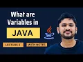 What are Variables in Java Java Tutorial for Beginners Amit Thinks