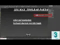 select and manipulate keyboard shortcut override toggle in 3dsmax Hindi