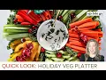 Creative Holiday Vegetable Platter Quick Look