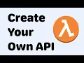 How to build an API with Lambdas and API Gateway Updated 2022 in description