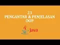 Pengantar Penjelasan OOP Java Bahasa Indonesia