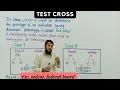 test cross class 12