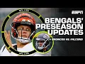 Concerns for Joe Burrow Bengals in preseason ALL EYES on Tua Tagovailoa this season NFL Live