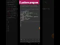 C pattern program to print Pascal s Triangle pattern