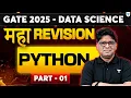 GATE 2025 Data Science Python Part 1 Maha Revision by Pankaj Sir