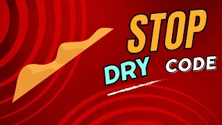 How To Prevent DRY CODE As A Jnr Developer