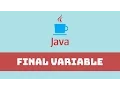 Java Programming Tutorial - final variable keyword