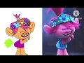 Download Lagu Trolls world tour just sing full song funny drawing meme video |crazy art trolls world tour ☺😄😁.