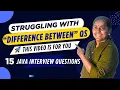 Top 15 Difference Between Questions in Java Interviews 1-5 Yrs Experience