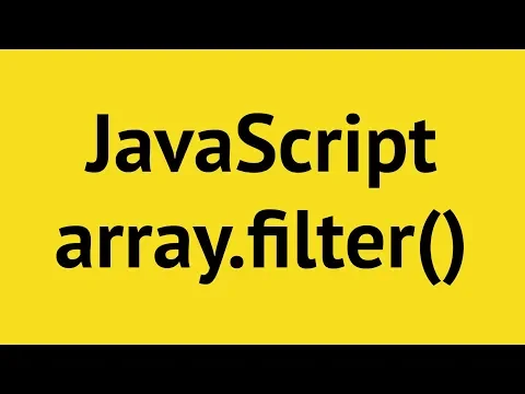 JavaScript Array Filter