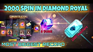 Download 2000 SPIN IN DIAMOND ROYAL😲MOST BIGGEST RECORD 🤟💎💎💎💎💎 MP3
