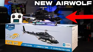 Flywing Airwolf V2 RC Helicopter Unboxing, Assembly & Flight