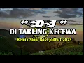 DJ ORA SOK NGABARI ANGGER DISENGITI BATIN SEMENE SAYANGE KURANG APANE - DJ KECEWA REMIX TARLING 2023