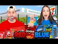 EATING GAS STATION FOOD with ONE COLOR ONLY