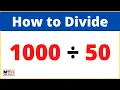 1000 divided by 50 1000 50 Long Division