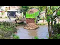 Download Lagu First Starting Excellent New Project COMPLETE100% Landfill On The Flooded by Dozer, Dump Truck Overl