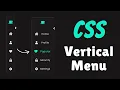 Vertical Menu design ONLY with Html and Css