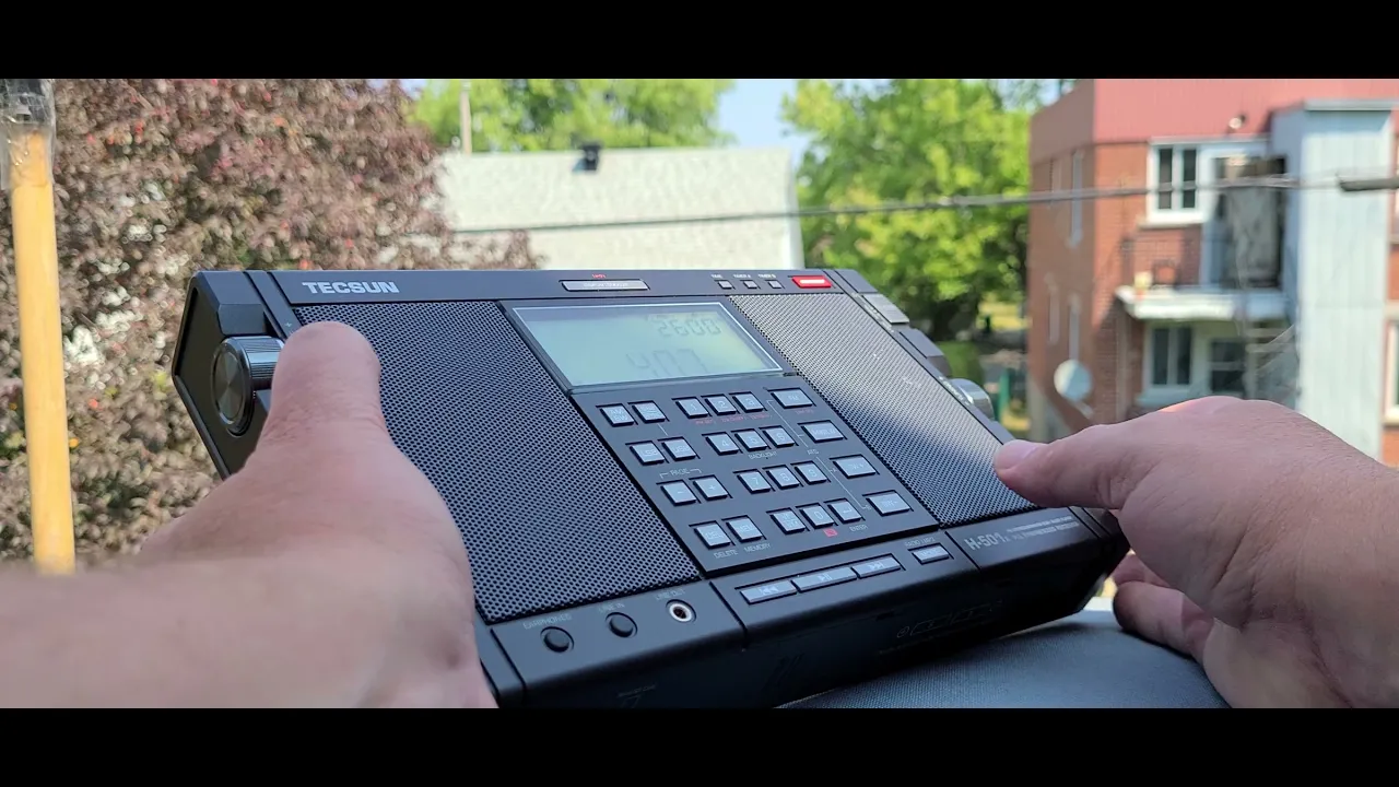 Tecsun H-501X daytime Lonwave scan and some tips and tricks on receiving NDB beacons and LW signals
