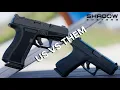 Glock 43X vs Shadow Systems CR920X Size Capacity Sights Range Comparison