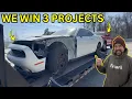 Mike Wins 3 Unseen NEW Projects From Copart Steal Deals or Total Losses