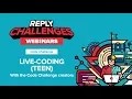Reply Challenges Webinar - Live Coding with the Code Challenge creators