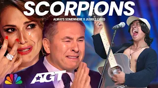 Download All the judges cried | when they heard Scorpions Song with the most amazing voice in America Stage! MP3