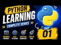 Python Tutorial Day 1 Print Variables Naming Rules Comments in Python Python for Beginners