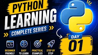 Python Tutorial Day 1 Print Variables Naming Rules Comments in Python Python for Beginners