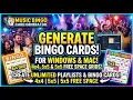 Music Bingo Card Generator Get Started Today