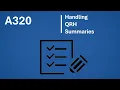 Handling QRH Summaries A320