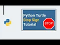 python turtle graphics tutorial How to draw a stop sign