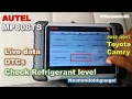 Autel MP808TS Air Conditioning Live Data AC Gas volume CHECK with Scan Tool Scan Car AC Module