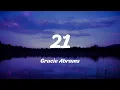 Download Lagu Gracie Abrams - 21 (Lyrics)